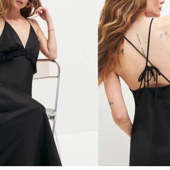 Reformation Aleyza Knit Dress L NWT $348 - Picture 1 of 5